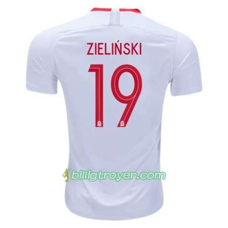 Billige Fotballdrakter Polen Piotr Zielinski 19 VM 2018 Hjemmedraktsett